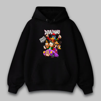 Street Maniacs Ride – Wild Cartoon Crew – Unisex Hoodie