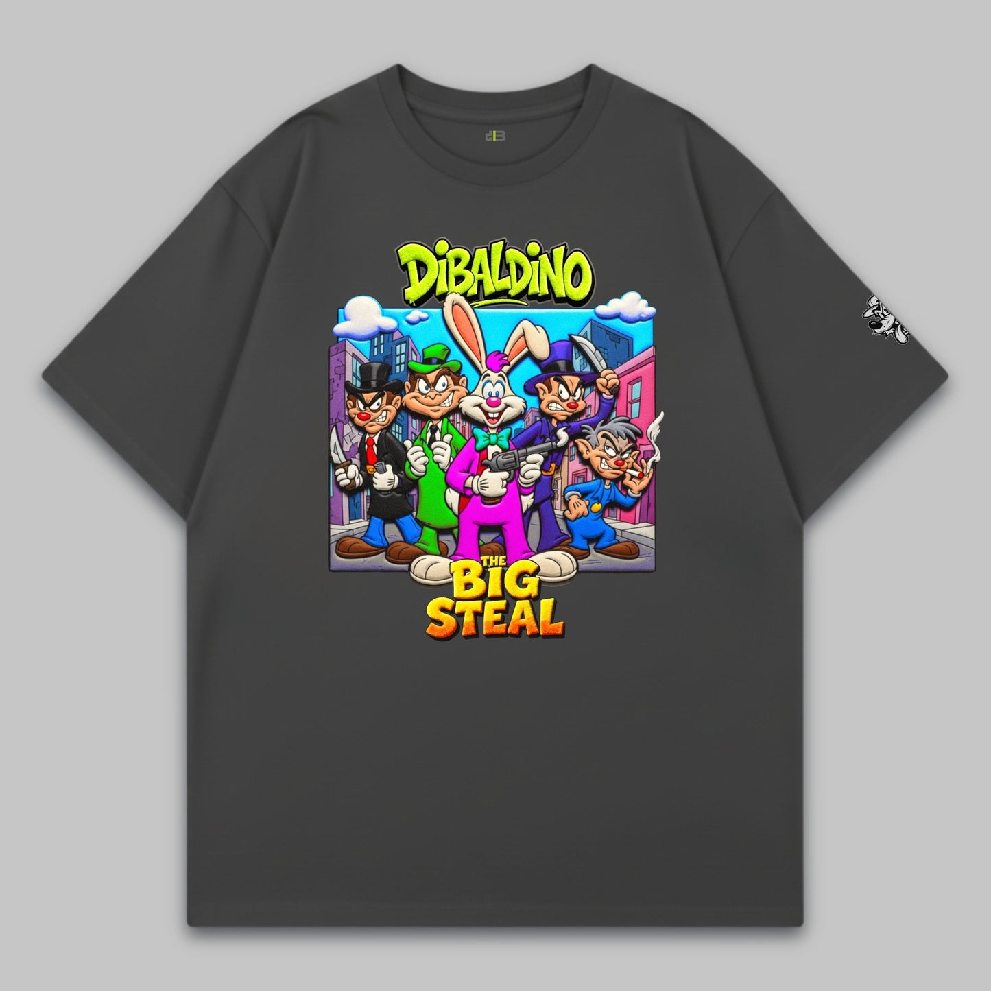 The Big Steal Crew – Oversized Cotton T-Shirt