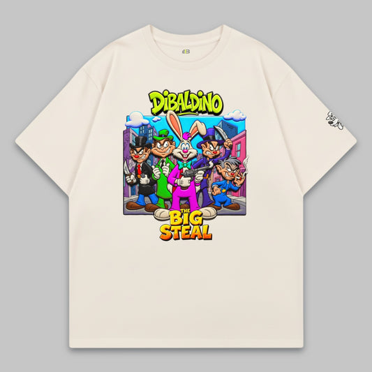 The Big Steal Crew – Oversize Baumwoll-T-Shirt