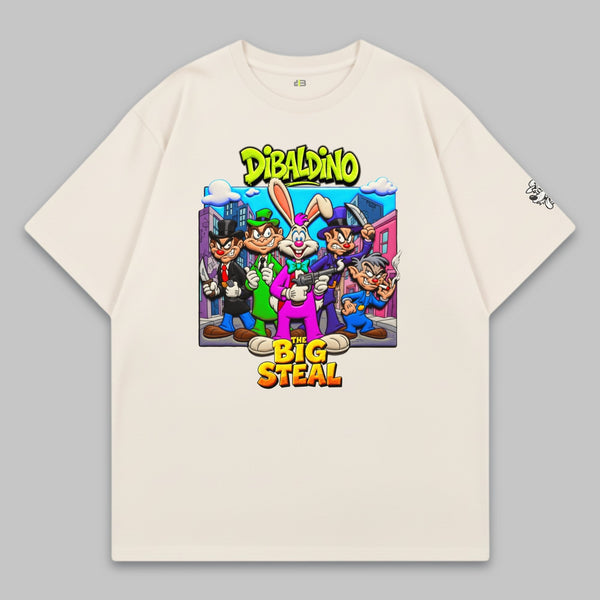 The Big Steal Crew – Oversized Cotton T-Shirt