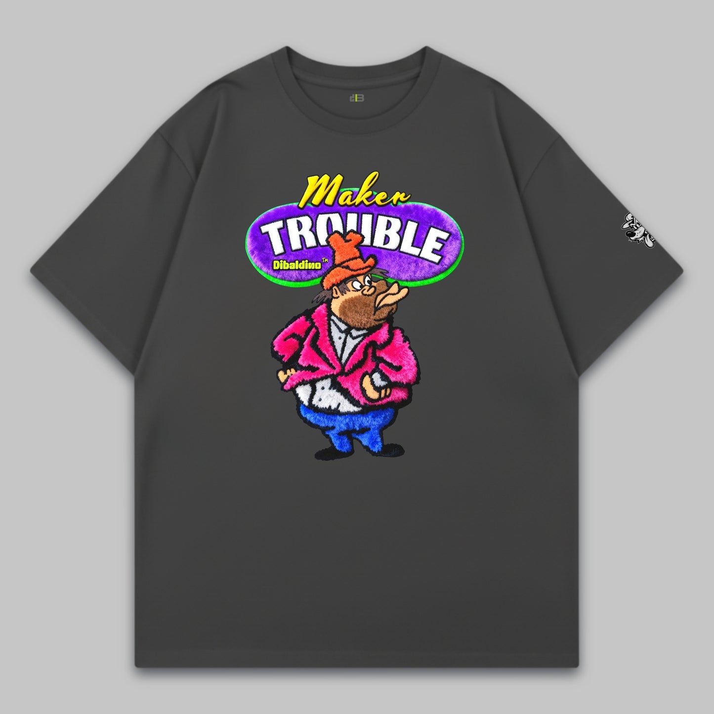 Trouble Maker – Oversized Cotton T-Shirt