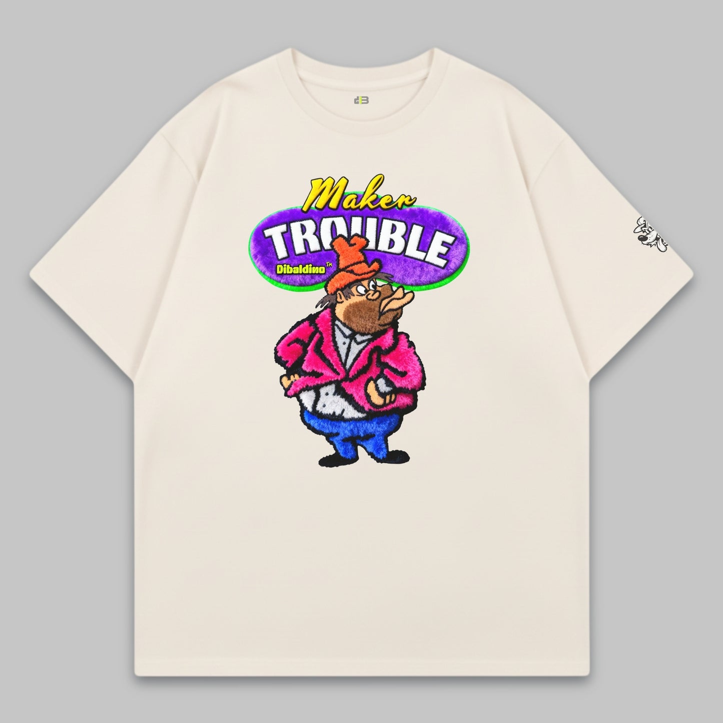 Trouble Maker – Oversized Cotton T-Shirt