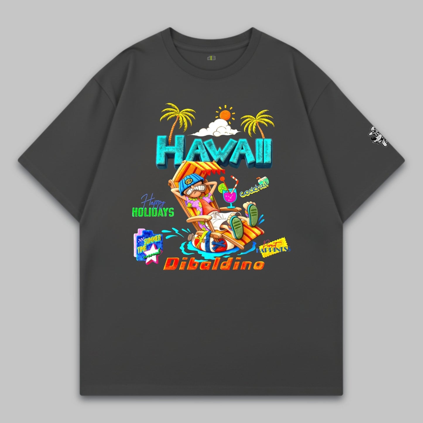Vacation Mode Activated – Oversized Cotton T-Shirt