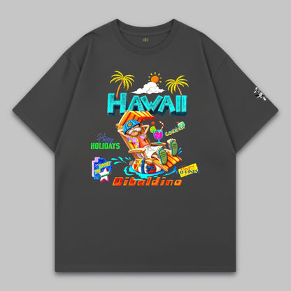 Vacation Mode Activated – Oversized Cotton T-Shirt