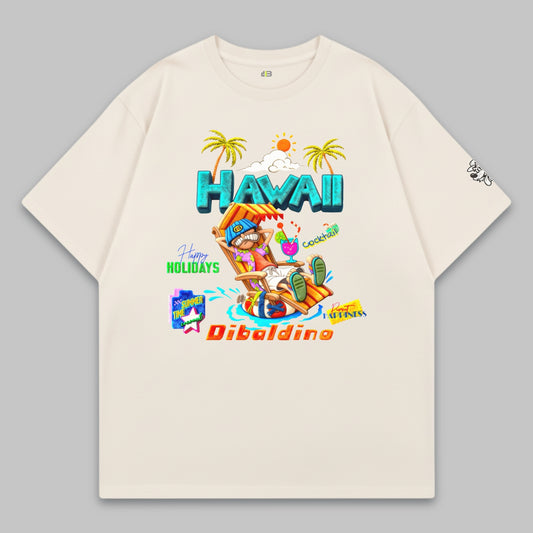 Vacation Mode Activated – Oversized Cotton T-Shirt