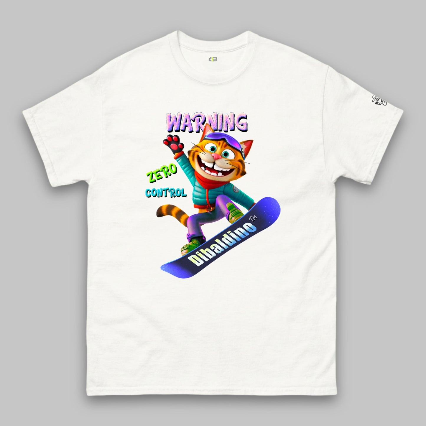 Warning: Zero Control Cat Rider – Unisex Classic T-Shirt