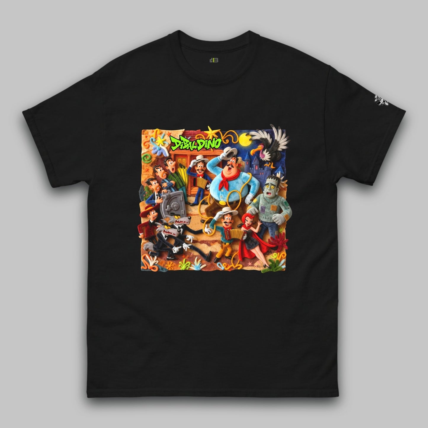Wild West Chaos Cartoon – Unisex Classic T-Shirt