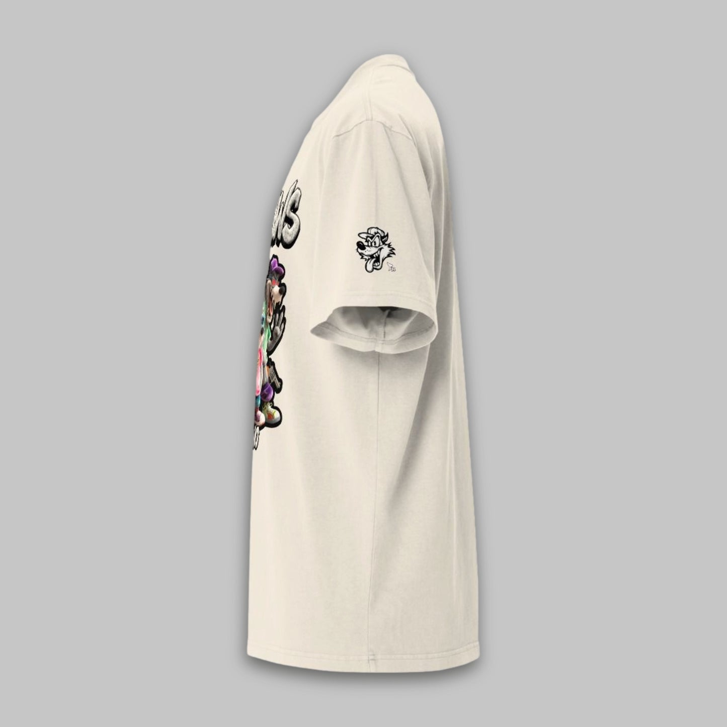 Wolf Outlaws Squad – Oversized Cotton T-Shirt